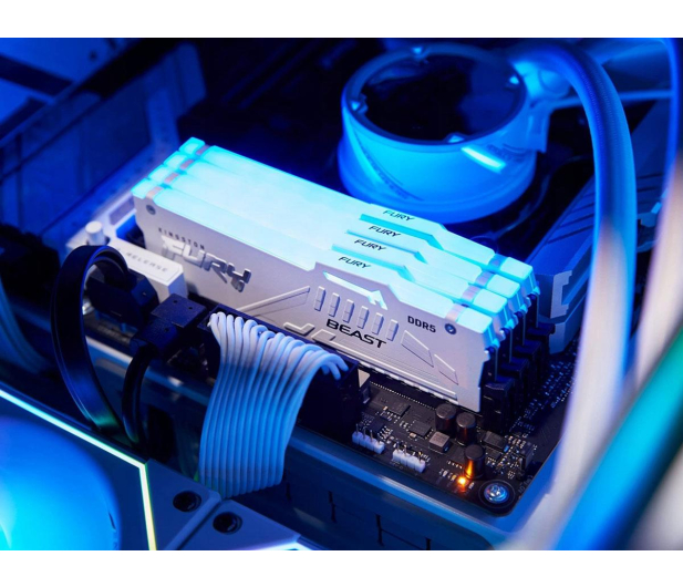 Kingston FURY 32GB (1x32GB) 6000 CL30 Beast RGB Biały - 1353078 - zdjęcie 4